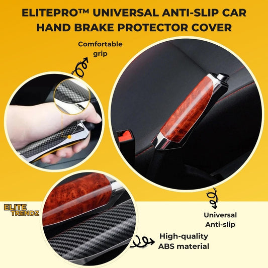 ELITEPRO™ Universal Anti-slip Car Hand Brake Protector Cover