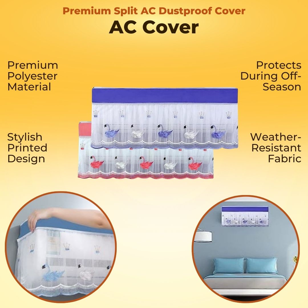 Dust-proof Beautiful AC Cover - Fits all Split AC (FREE Size)