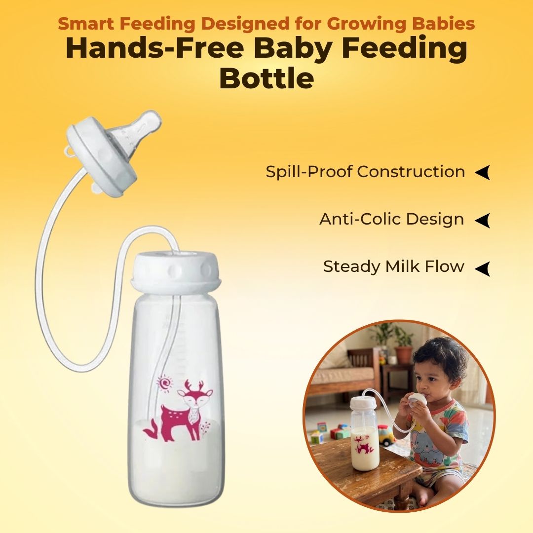 Hands-Free Baby Feeding Bottle - 150ml