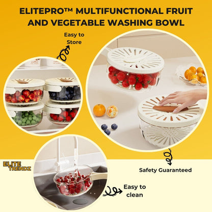 ELITEPRO™ Multifunctional Fruit and Vegetable Washing Bowl