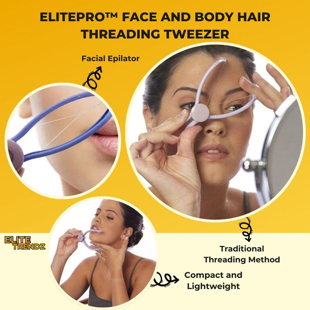 ELITEPRO™ Face And Body Hair Threading Tweezer