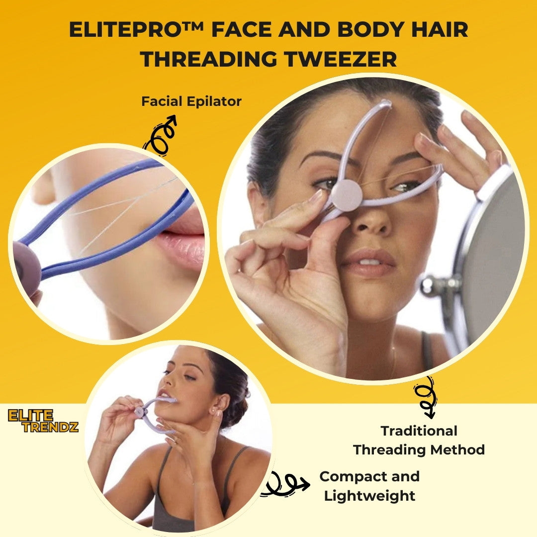 ELITEPRO™ Face And Body Hair Threading Tweezer