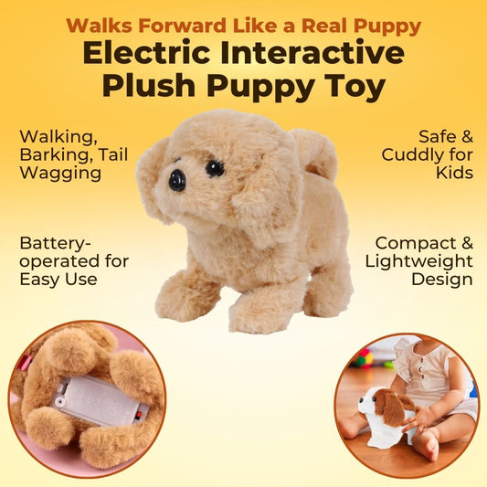 Interactive Plush Puppy Toy