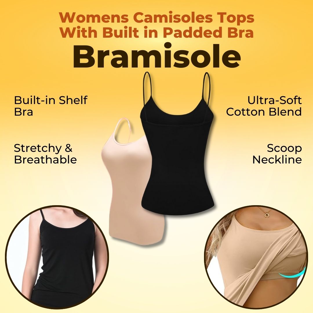 Bramisole - Padded Casisoles - Best Choice for women during summers