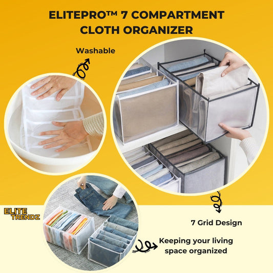 ELITEPRO™ 7 Compartment Cloth Organizer