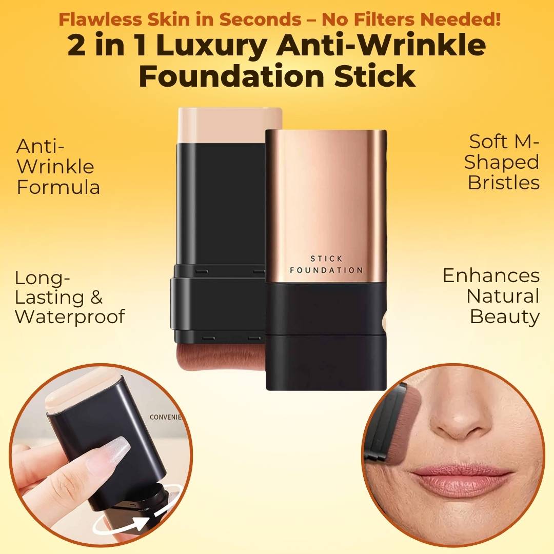 2 in 1 Korean Foundation Stick - For all Skin Tones