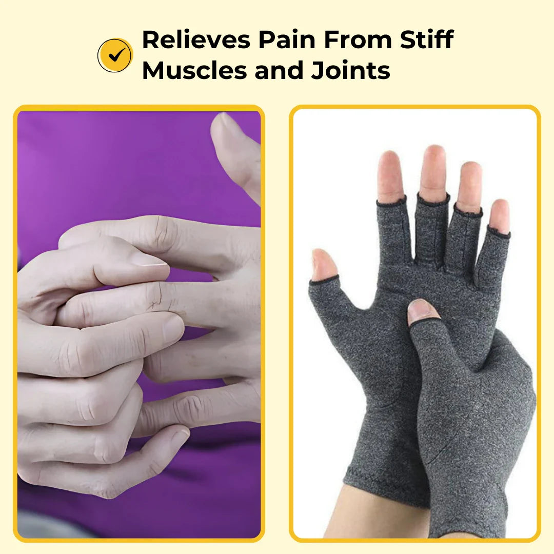 ELITEPRO™ Premium Bamboo Pain Relief Compression Gloves (ONE SIZE FITS ALL)