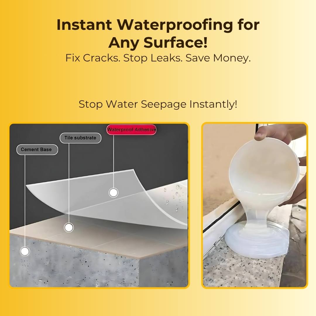 Concrete Shield Crack Repair Sealant - WITH FREE BRUSH (300 gms)