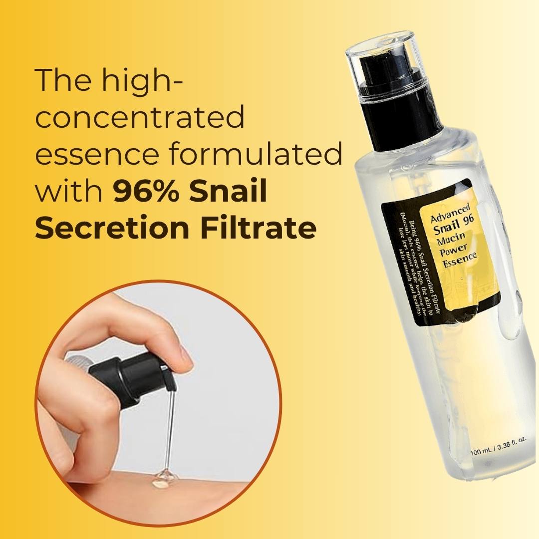 Advance Snail Mucin 96 Hydration Power Essence - Pack Of 2 (100ML each)