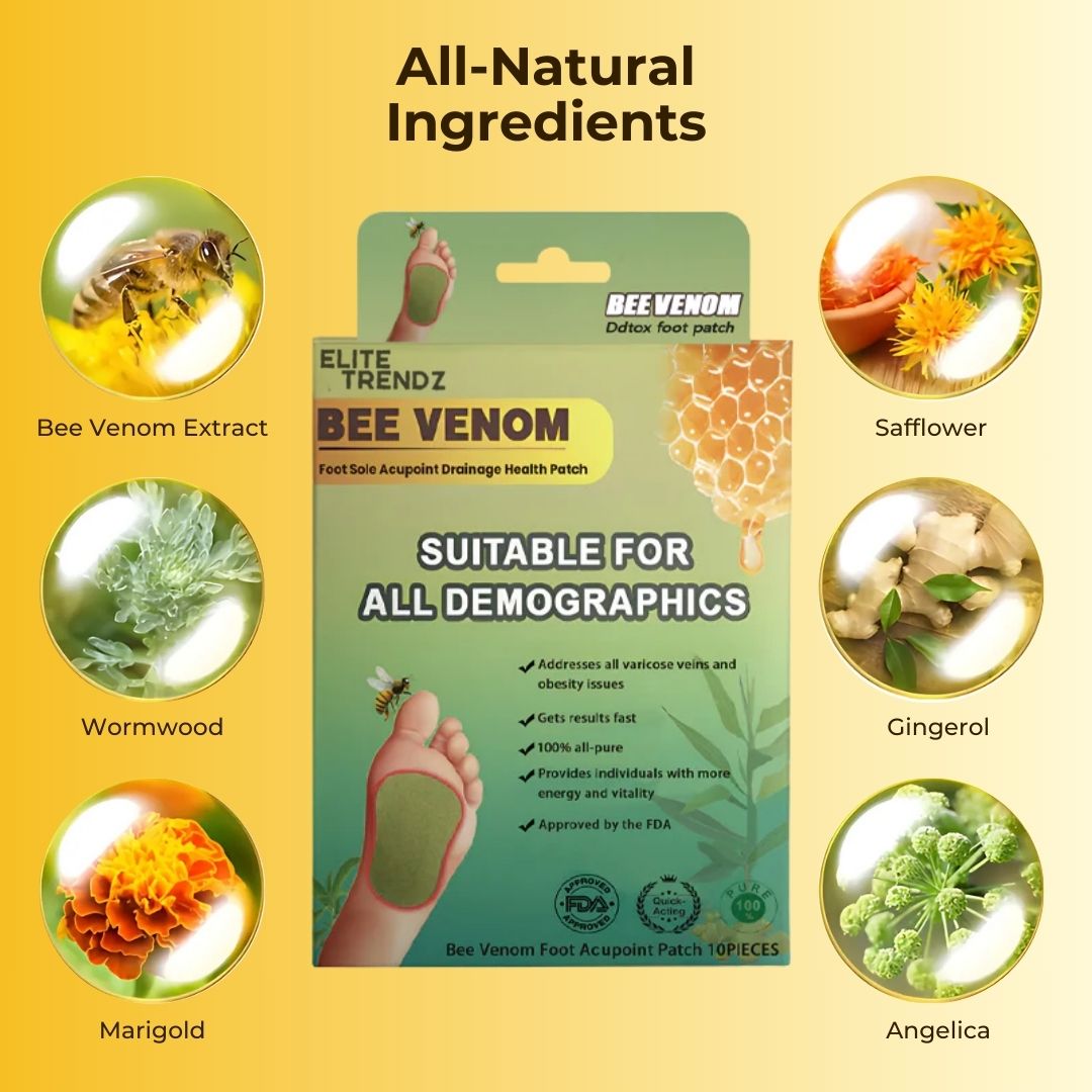 Elite Complete Body Detox Foot Patches: Get Rid Of All Toxins And Disease Causing Bacteria From Body (Buy 10 Pair Get 10 Pair Free)