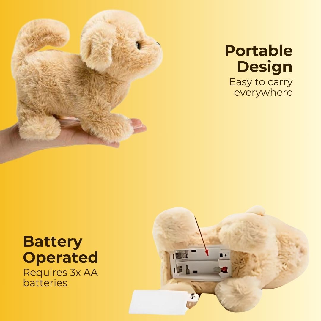 Interactive Plush Puppy Toy