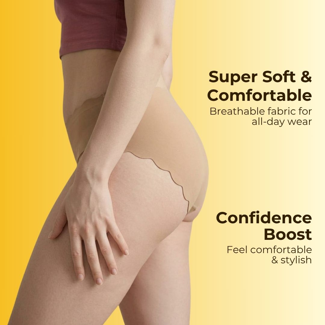Sweat Absorbing & Leakproof Seamless Underwear - Pack Of 3