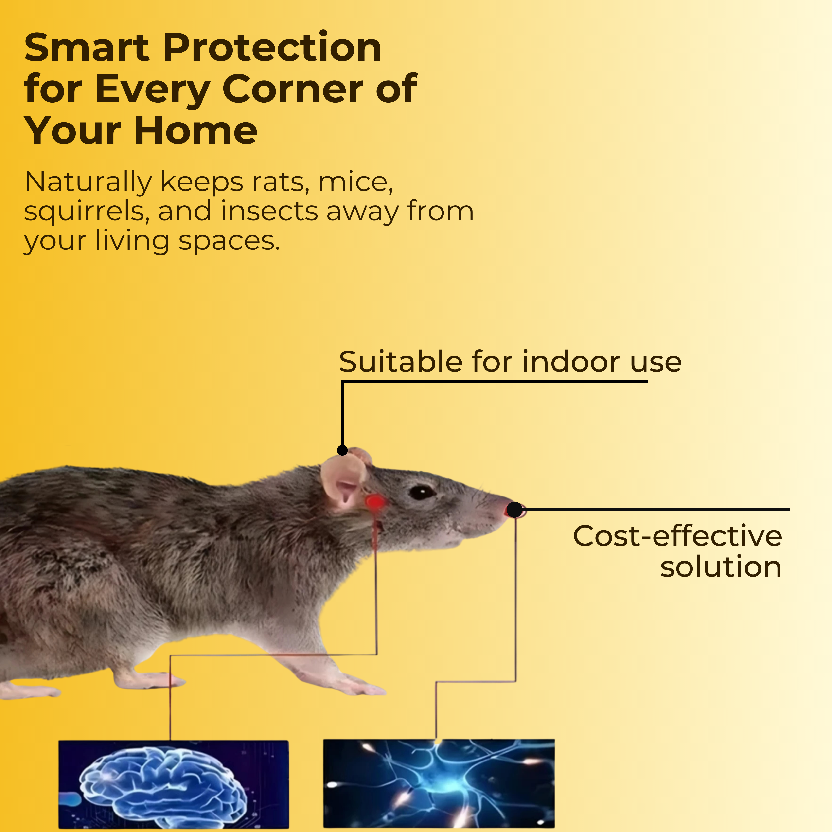 Rats & Insect Repellent Pellets - BUY 10 GET 10 FREE ( The Only Pest control you need for your home)