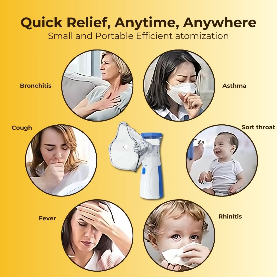BreatheWell AirPro: The Ultimate Portable Rechargeable Mesh Nebulizer