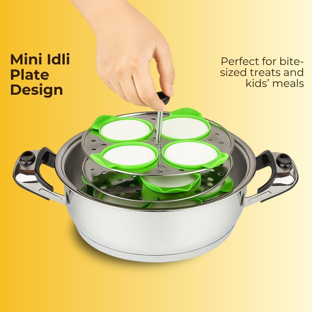 Silicon Idli Liners With Free Kitchen Label Stickers