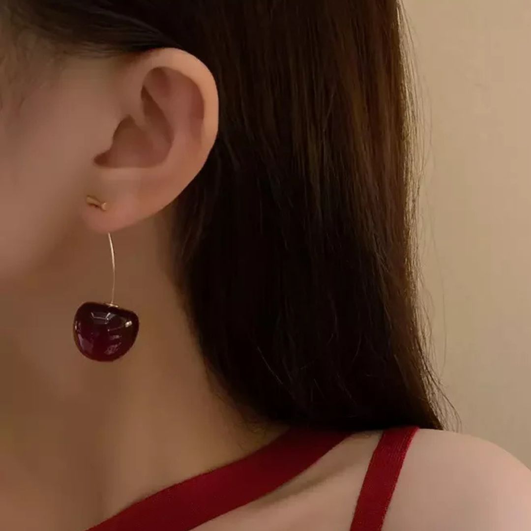 Imported Cherry Earrings