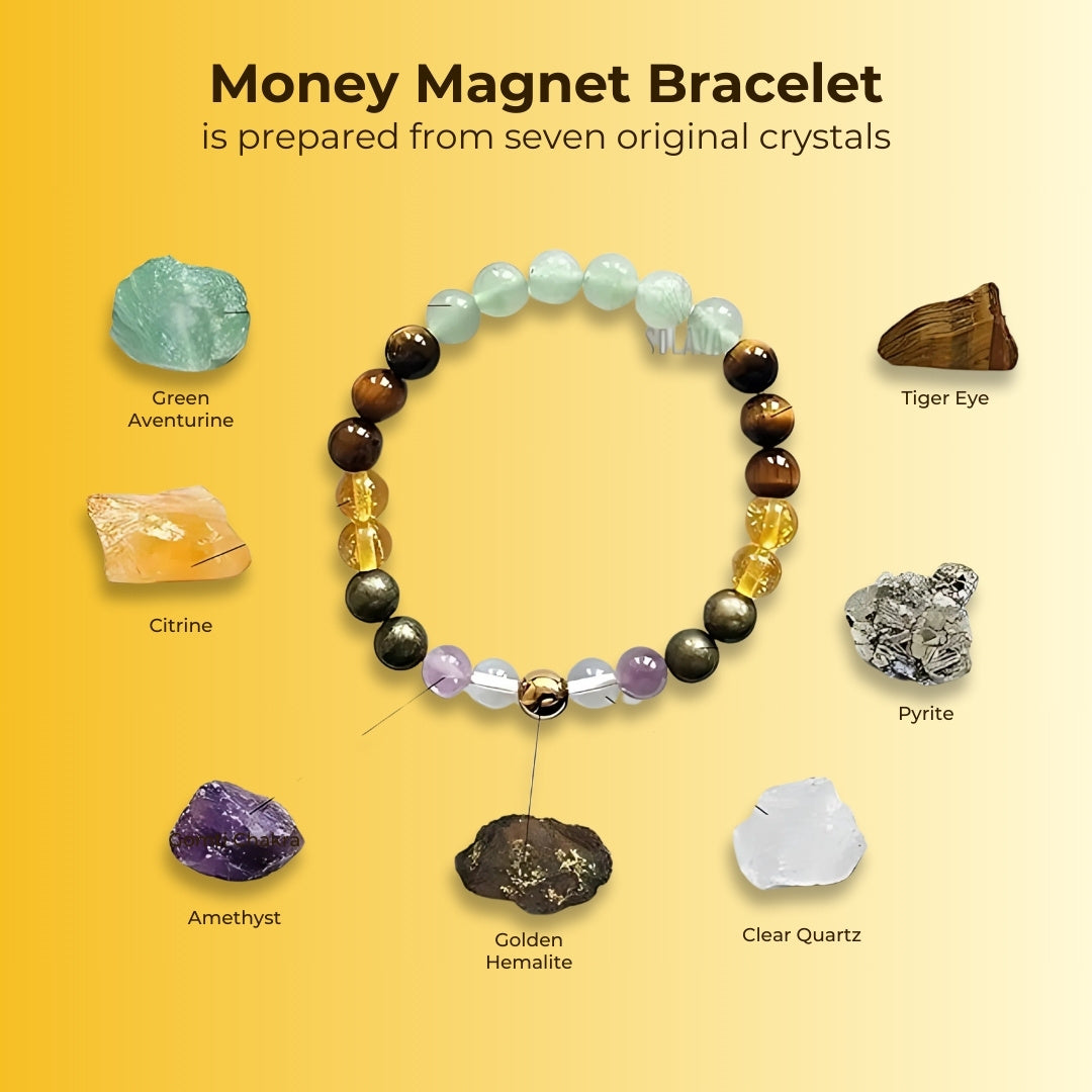 Money Magnet Pyrite Bracelet - Certified
