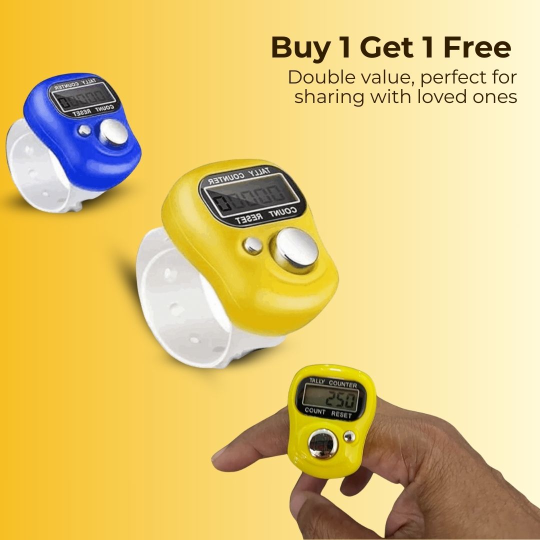 Digital Ring Japp Counter For Prayer - Trusted By Celebrities Like Virat Kohli & Anushka Sharma