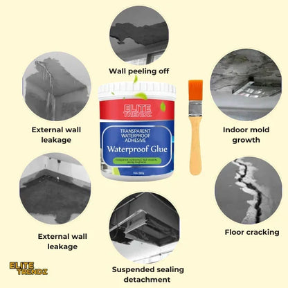 ELITEPRO™ Concrete Shield Crack Repair Sealant- Crack-Free Concrete Guaranteed- WITH FREE BRUSH