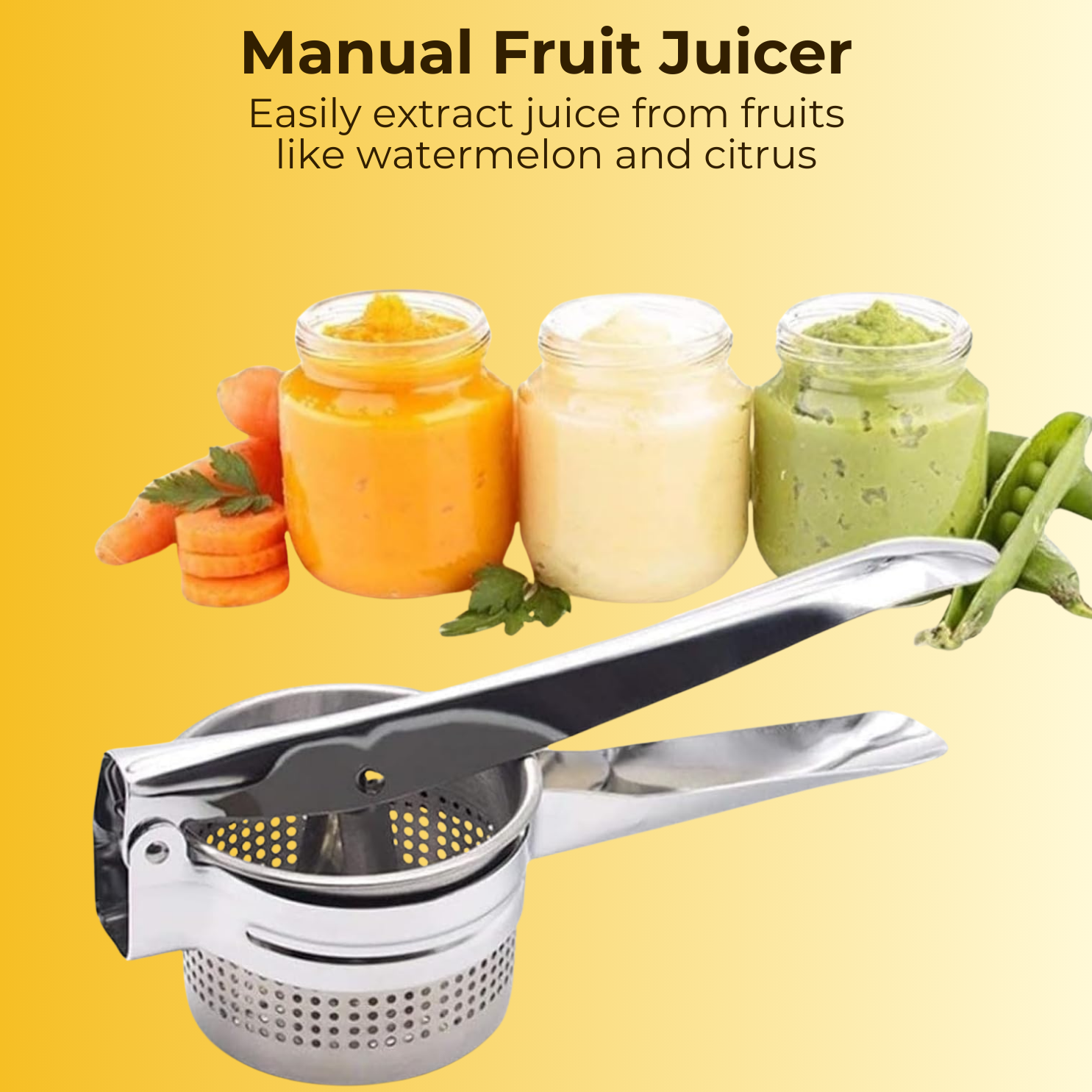 Premium Stainless Steel Multi-Purpose Squeezer