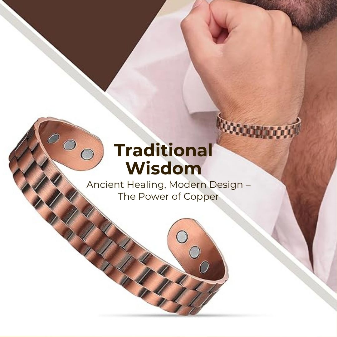 EliteBracelet ™ Sugar Control Magnetic Copper Bracelet