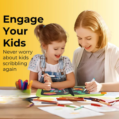 Magic Sketch - Reusable Erasable Doodle Book for Endless Creativity