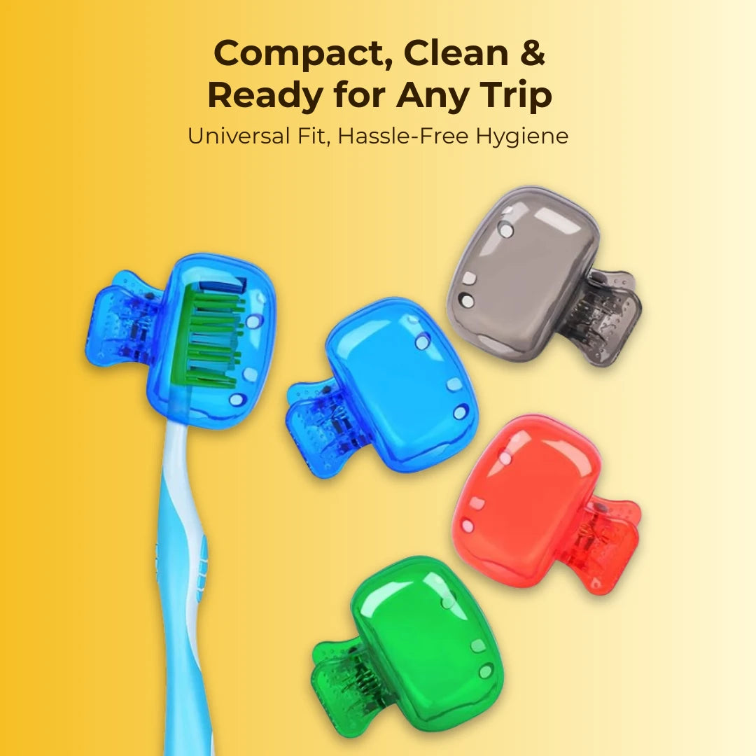 Toothbrush Cover - Pack of 6 (Multicolor)