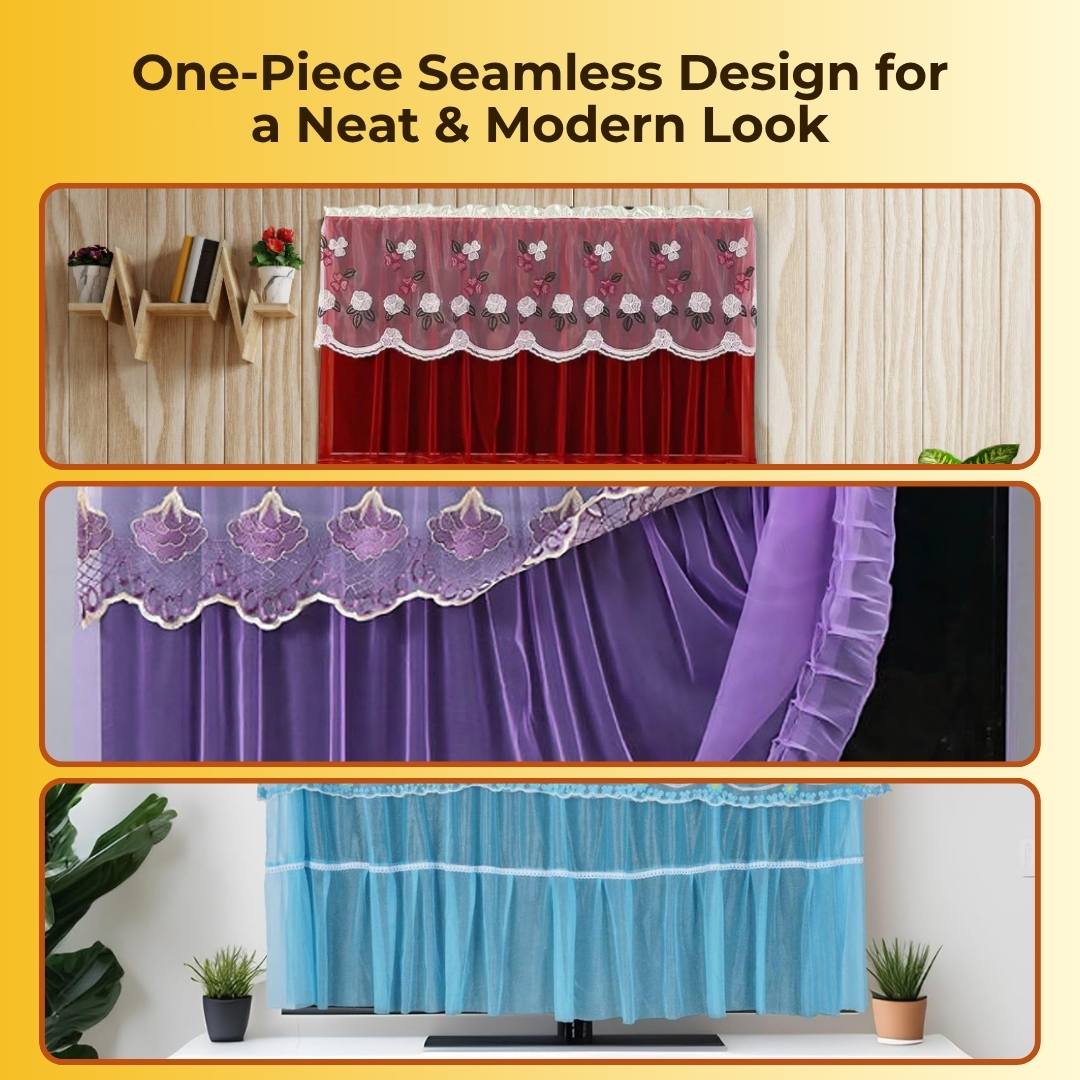 Dustproof Beautiful TV Cover