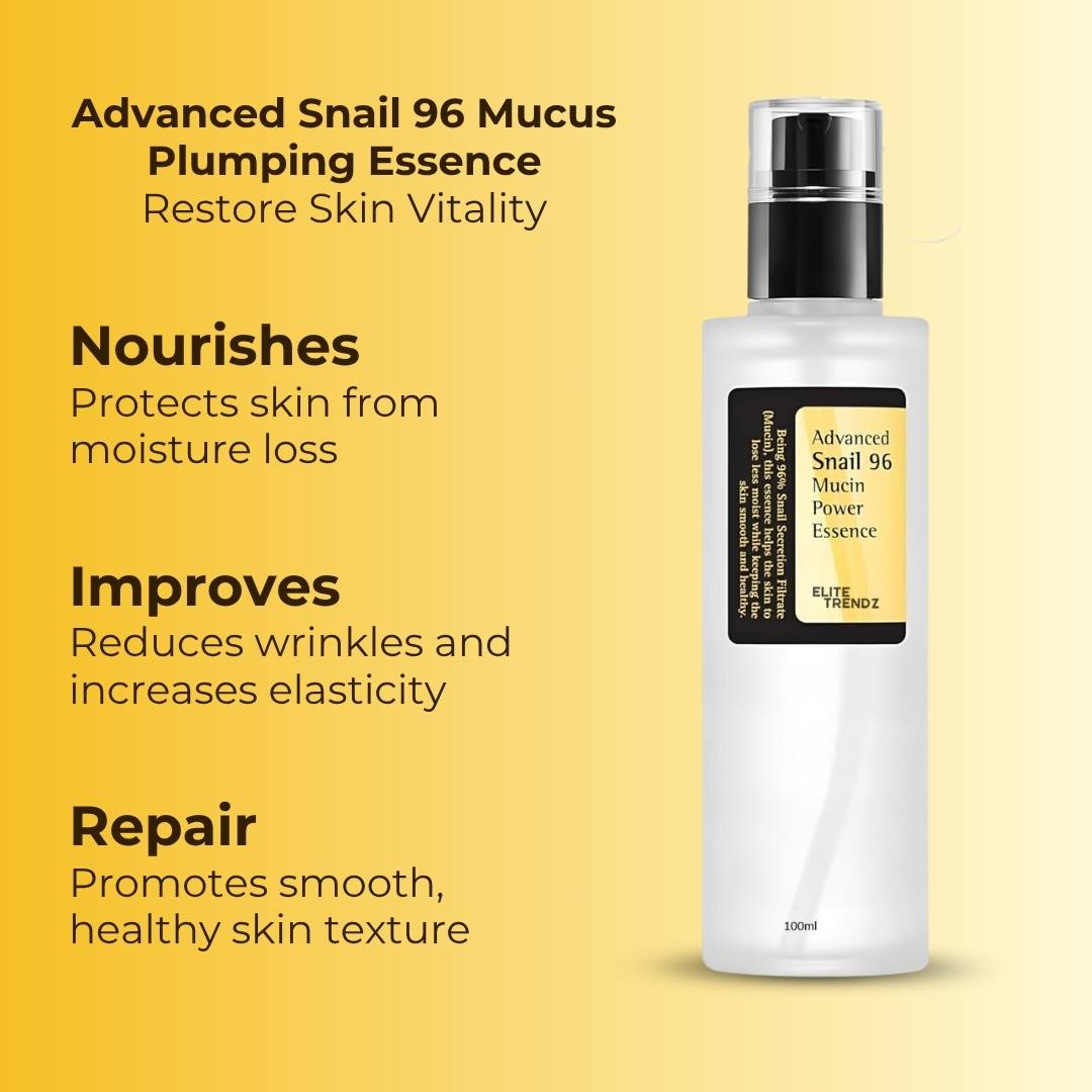 Advance Snail Mucin 96 Hydration Power Essence - Pack Of 2 (100ML each)