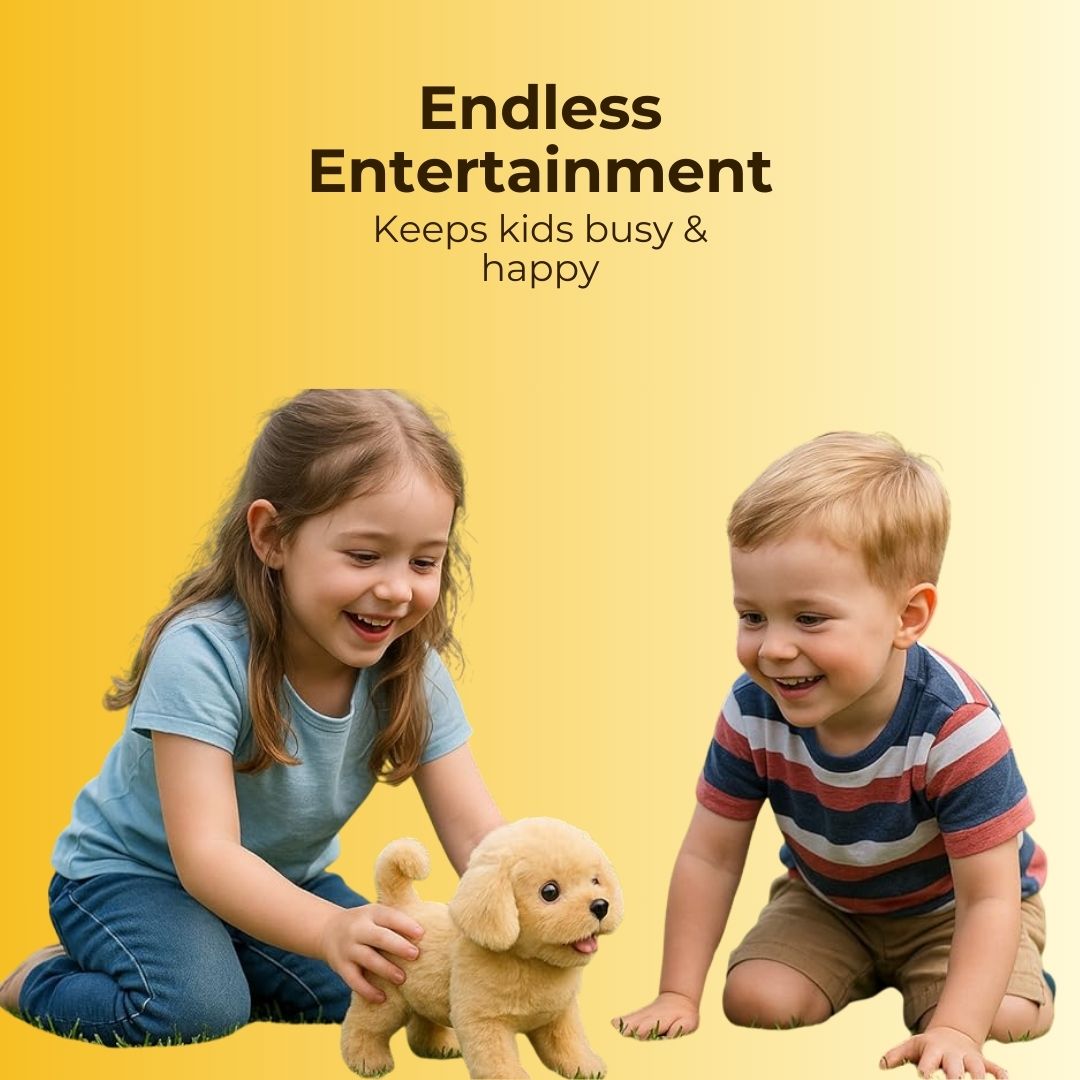 Interactive Plush Puppy Toy