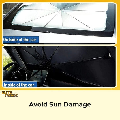 ELITEPRO™ CAR SUN SHADE WINDHSIELD UMBRELLA: Keep Your Car Cool & Protected