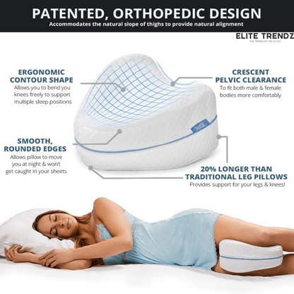 Elite Memory Foam Leg Cushion For Neck Pain Relief