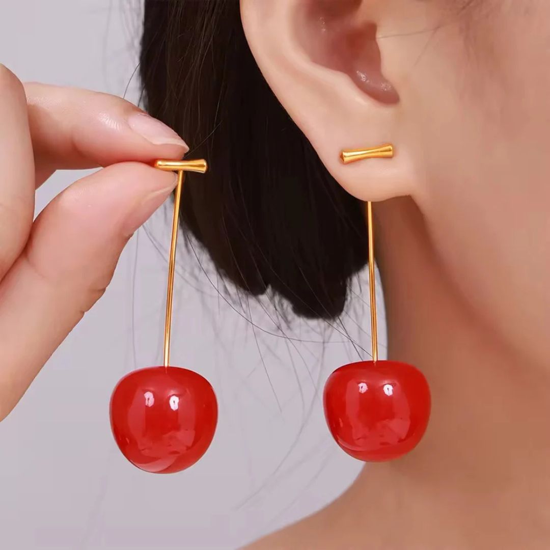 Imported Cherry Earrings