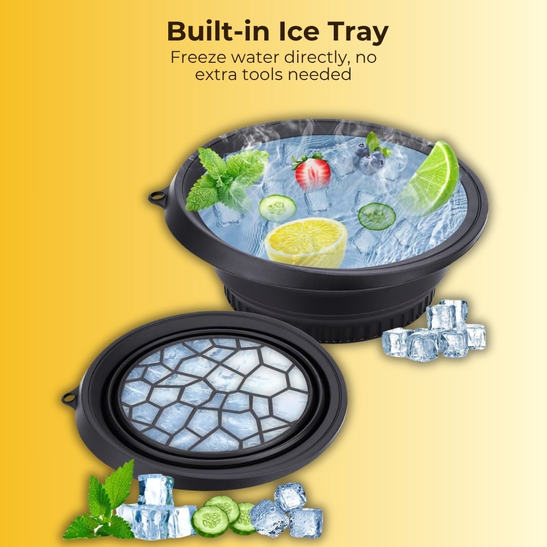 Collapsible Facial Ice Bowl : For Celebrity like Glowing skin in Summers - High Demand 🔥
