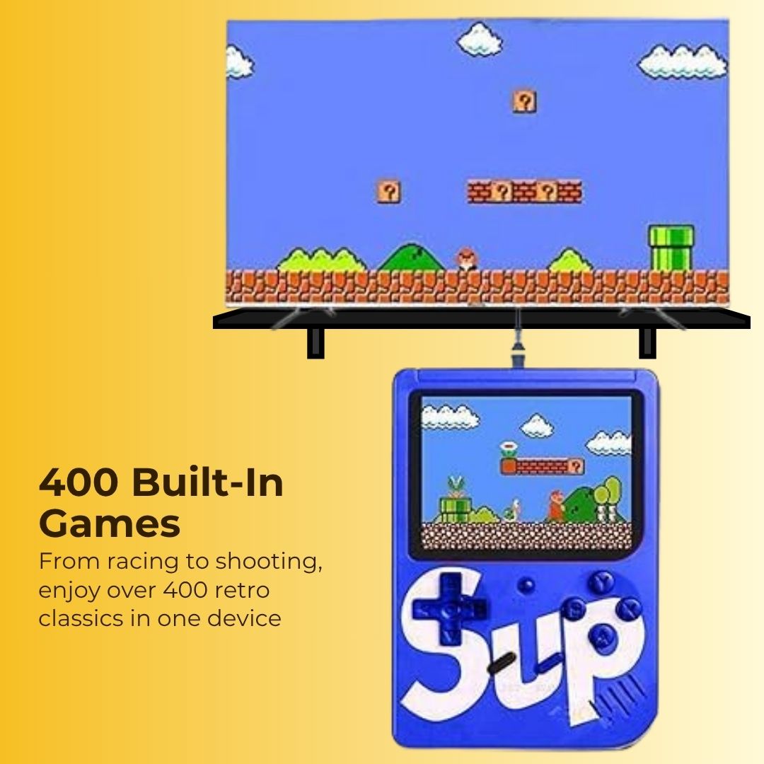 Elite 400 Games in 1 Retro Game Box With Remote and TV connection Option
