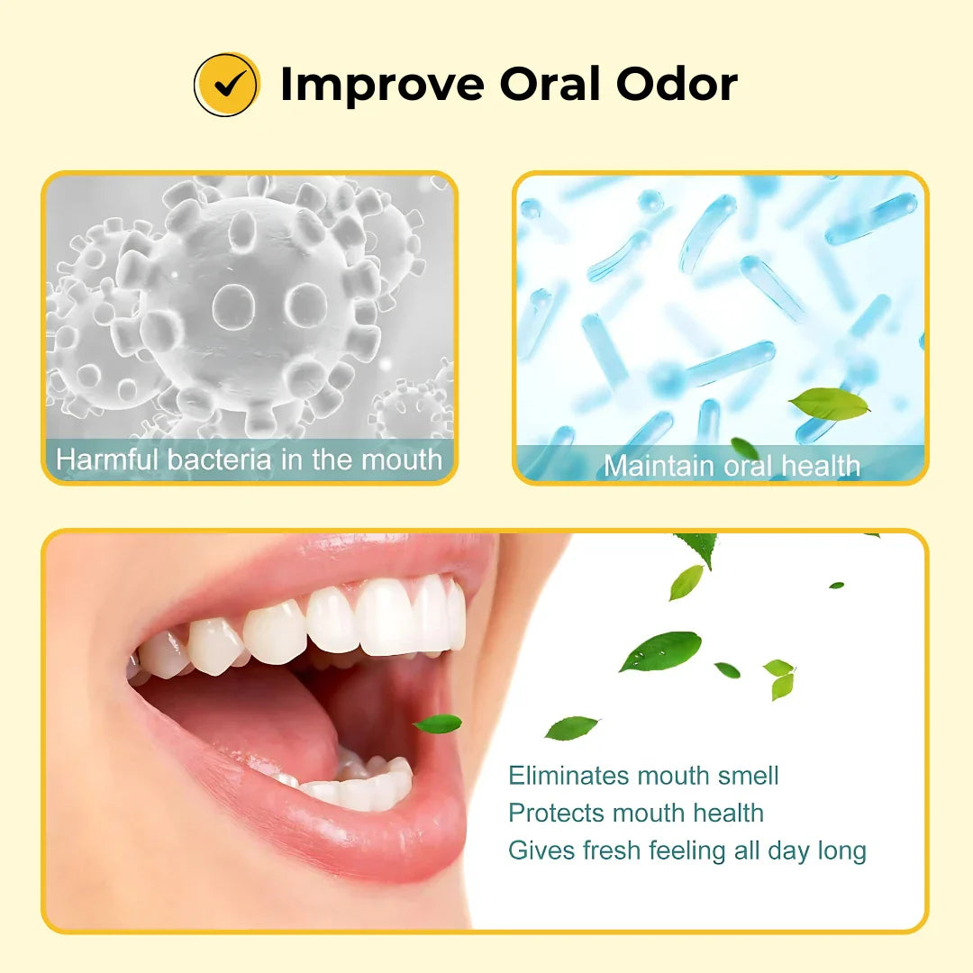 Fresh Breath Essence Breath Care Drop 30ml, Bad Breath Eliminating Serum, Fresh Breath Oral Care Essence, Natural Breath Freshening Drops, With Mint Oil Breath Freshener Bad Breath Eliminating