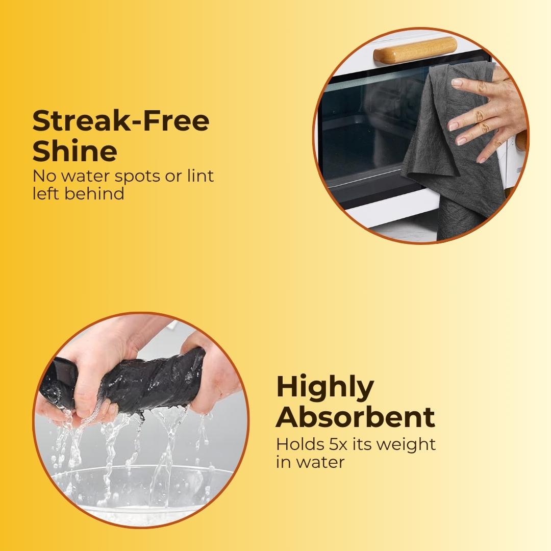 Magic Elite Cleaning Cloth Pack of 6 + FREE Elite Cleaning Spray 100ml