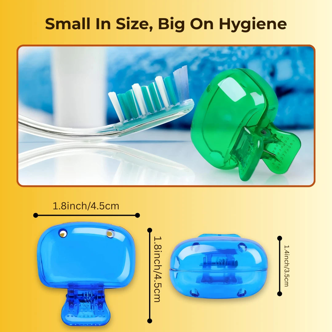 Toothbrush Cover - Pack of 6 (Multicolor)