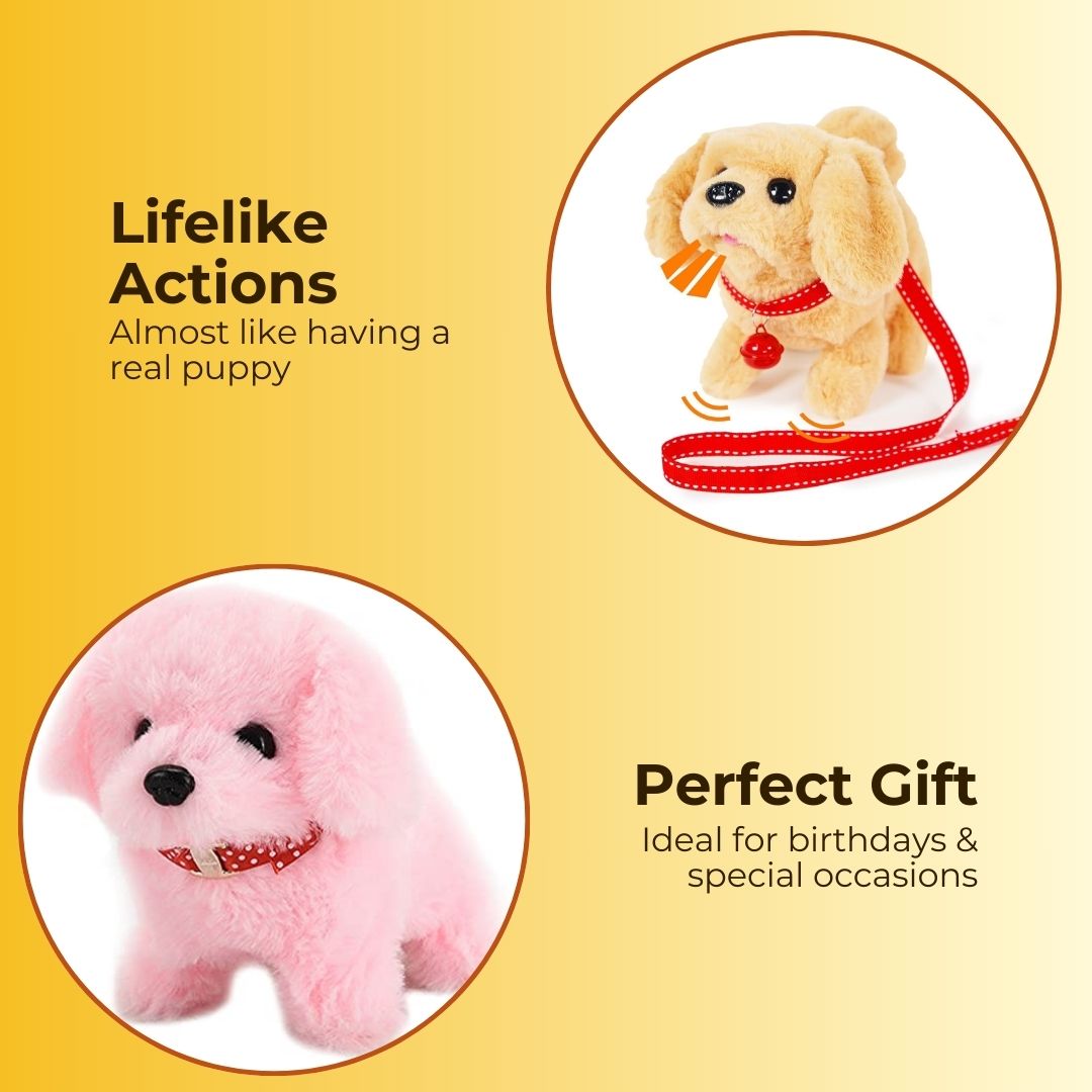 Interactive Plush Puppy Toy