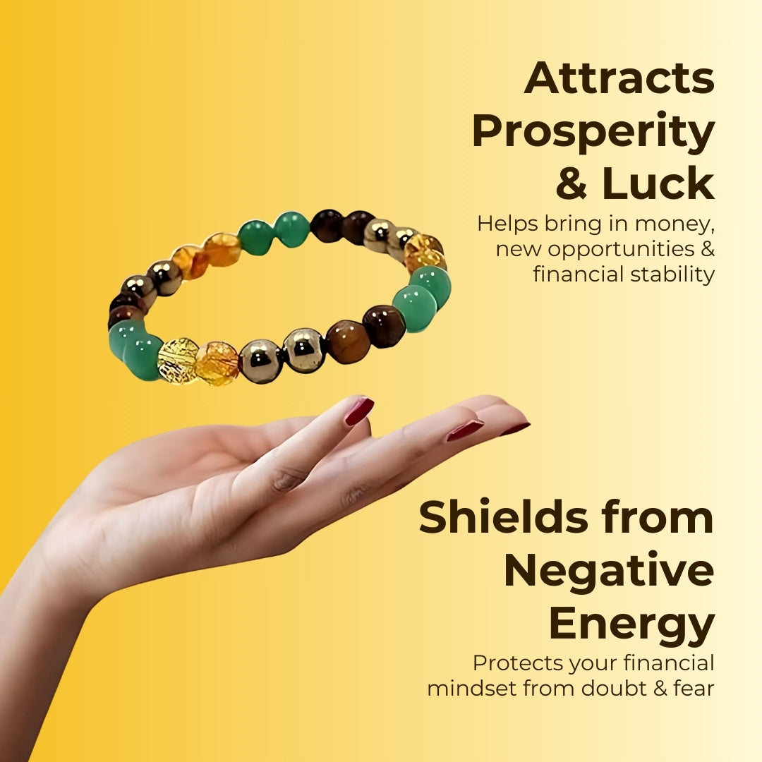 Money Magnet Pyrite Bracelet - Certified