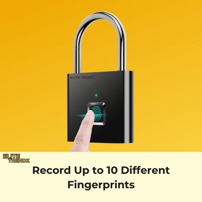 ELITEPRO™ FINGERPRINT ONE TOUCH OPEN PADLOCK