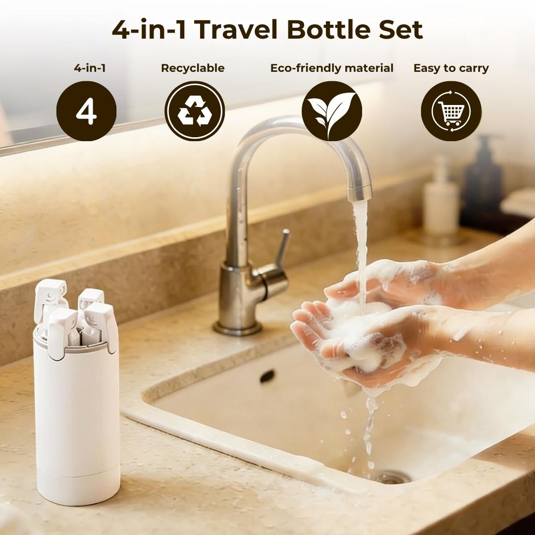 4-in-1 Travel Bottle Set