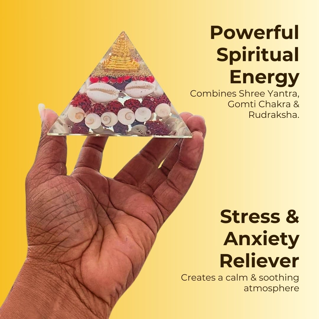 Original Stone Pyrite Laxmi Wealth Pyramid -Original Pyrite Sourced from Himalayas With Certification