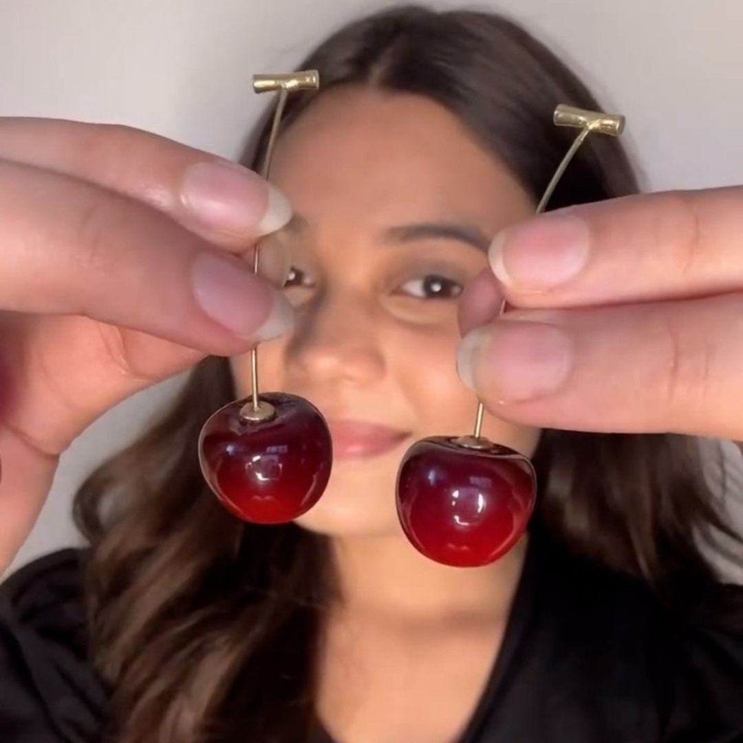 Imported Cherry Earrings