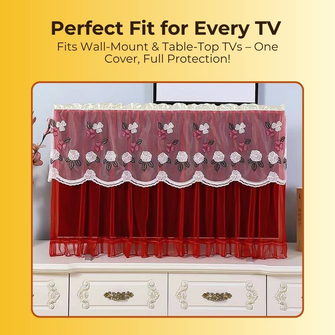 Dustproof Beautiful TV Cover