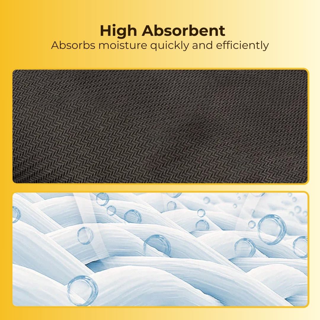 Imported 3D Peacock Mat Quick Dry Non Slip - Pack Of 2