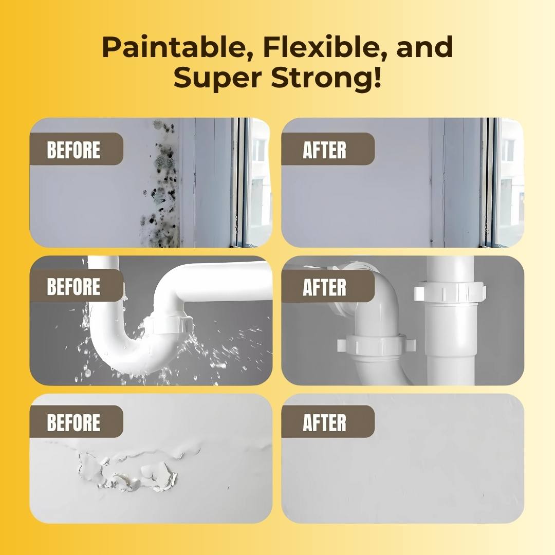 Concrete Shield Crack Repair Sealant - WITH FREE BRUSH (300 gms)