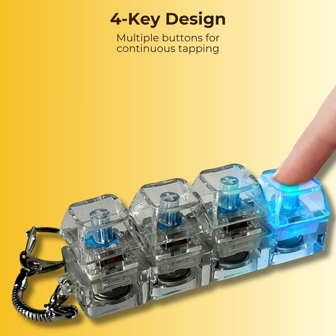 Stress & Anxiety Relief Keychain fidget : Get Relief from Stress & Anxiety in 3 minutes