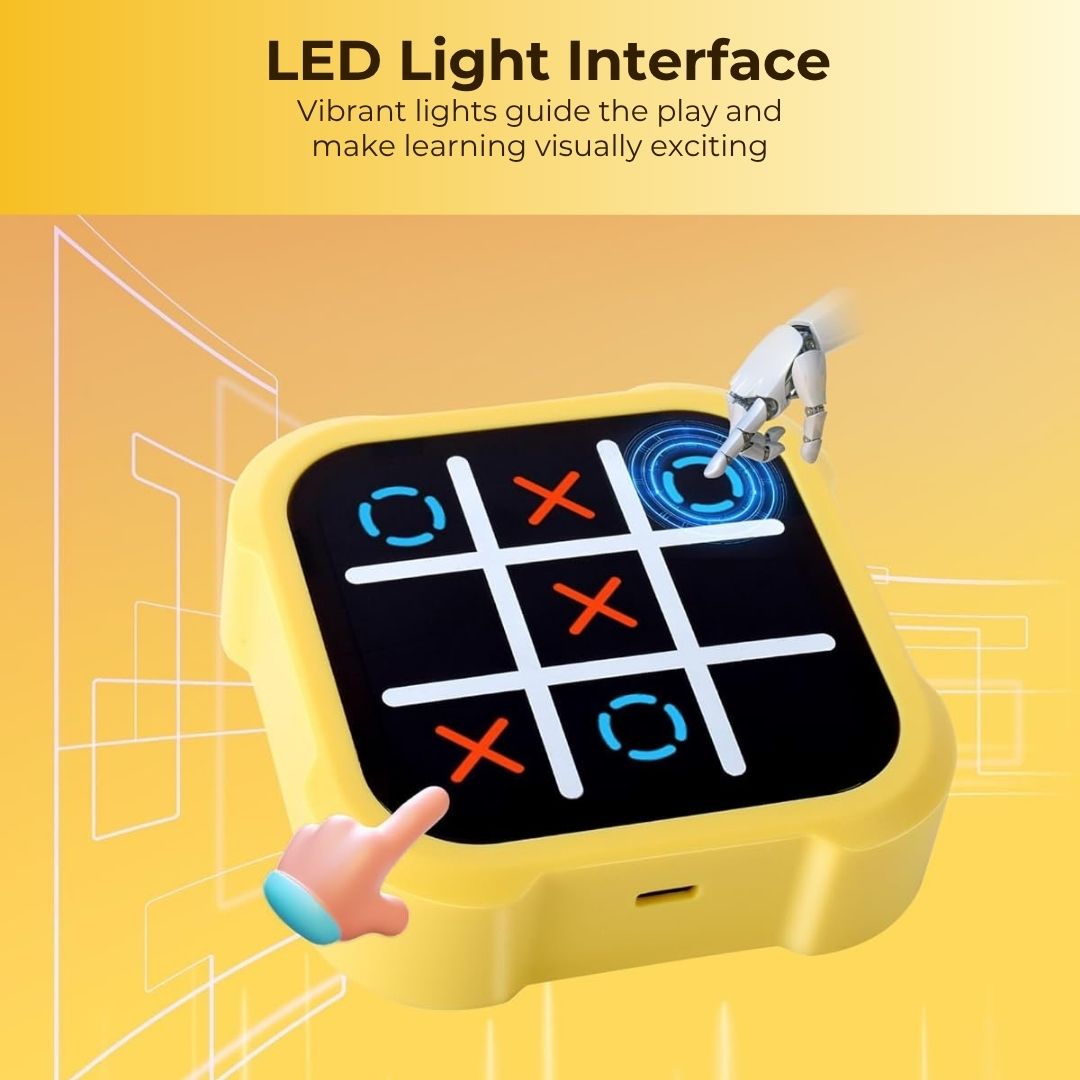 3-in-1 Electronic Tic Tac Toe & Memory Game