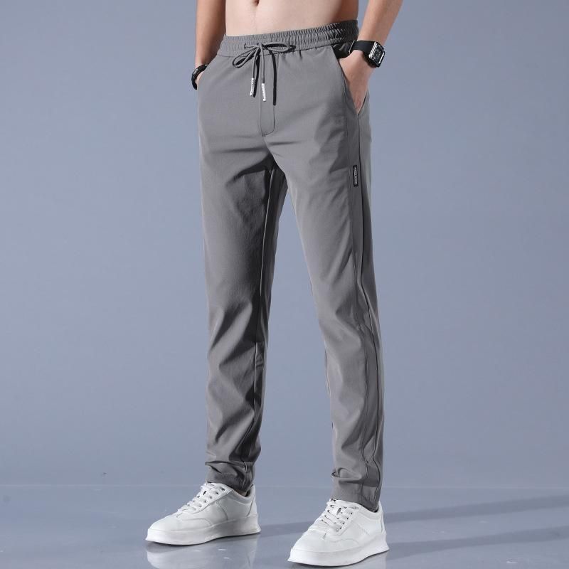 ELITEPRO™ COMBO OF 2 REGULAR FIT WATERPROOF LYCRA TRACK PANT WITH TWO SIDE POCKETS (BLACK & GREY) - WHOLESALE RATE